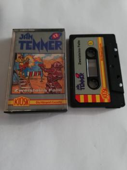 Jan Tenner Folge 17 Zweisteins Falle 4-fach Schwarz geschraubt Schwarz mit Grauen Aufkleber 4.25930 CD Kiosk (  Innencover mit Stempel versehen)    )